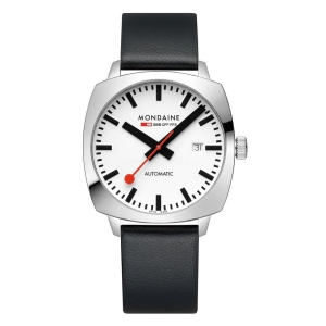 Mondaine MSL.3961B.LBV Cushion Automatic Vegan Zegarek Męski Automatyczny