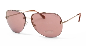 Tom Ford FT0584 28Z 63-12-140 Brad Aviatory Pilotki Rose